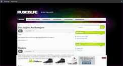 Desktop Screenshot of musiclife.fire.lt